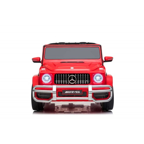 Macchinina Rosso Elettrica Bambini Mercedes G Batteria 12 V Fuoristrada