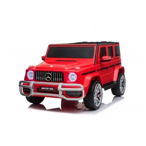 Macchinina Rosso Elettrica Bambini Mercedes G Batteria 12 V Fuoristrada