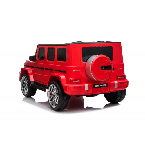 Macchinina Rosso Elettrica Bambini Mercedes G Batteria 12 V Fuoristrada