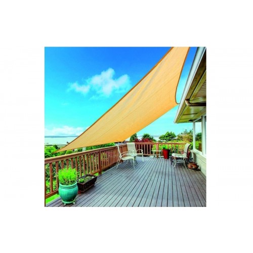 Tenda a Vela Rettangolare Ombreggiante 3x4 da Giardino Esterno Parasole