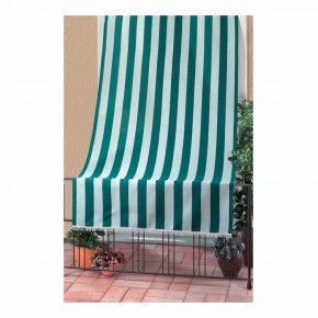 Tenda Riga Bianco Giallo Parasole 140x250 a Soffitto per Terrazzo Balcone