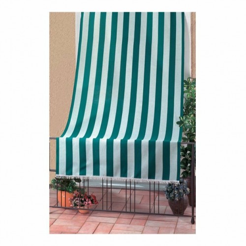 Tenda Riga Bianco Giallo Parasole 140x250 a Soffitto per Terrazzo Balcone