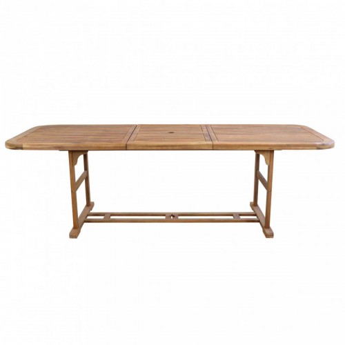 Tavolo 180x100 Allungabile in Legno da Giardino Rettangolare per Esterno