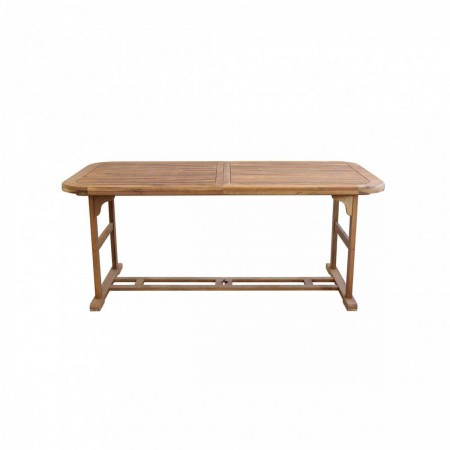 Tavolo 180x100 Allungabile in Legno da Giardino Rettangolare per Esterno