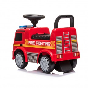 Macchina Cavalcabile Pompieri a Spinta Senza Pedali per Bambini Ride On 2