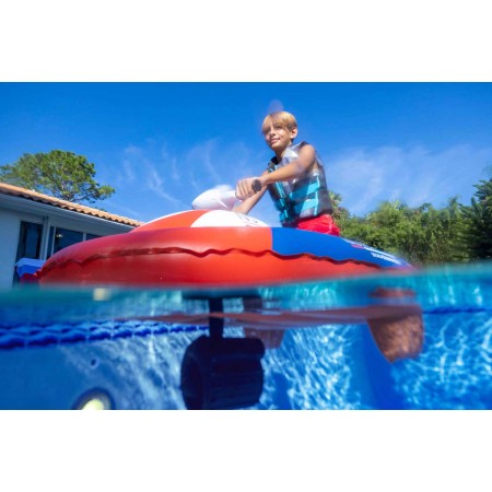 Moto d'Acqua Gonfiabile per Bambini Elettrica a Batteria per Piscina Mare
