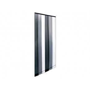 Zanzariera Nero Tenda Anti Zanzare a Pannelli 140x250 per Porte Finestra
