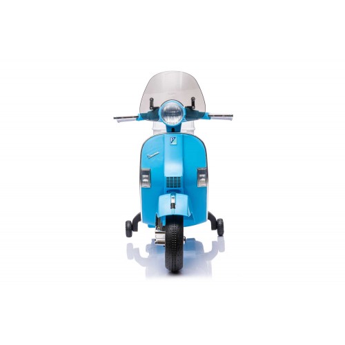 Piaggio Vespa Full Napoli Blu Moto Elettrica da Bambini Batteria 12 V