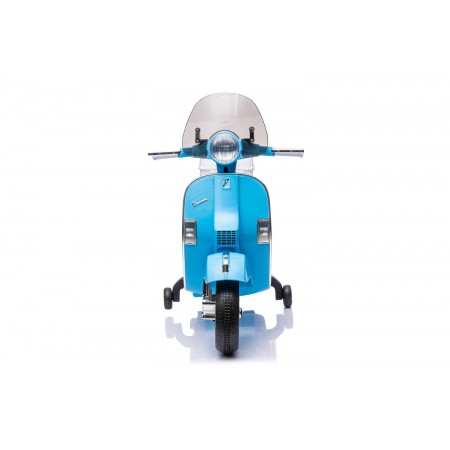 Piaggio Vespa Full Napoli Blu Moto Elettrica da Bambini Batteria 12 V