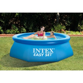 Piscina Tonda 244x61 Autoportante Fuoriterra Intex Senza Pompa Filtro