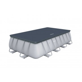 Telo per Piscina 282x196 Rettangolare Frame Copertura per Esterno in PVC