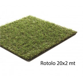 Tappeto di Manto Erboso Rotolo 20x2 Metri 35 mm Prato di Erba Sintetica