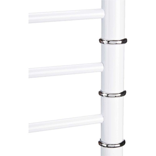 Portasciugamani Salvaspazio con 3 Bracci da Bagno per Salviette Bianco
