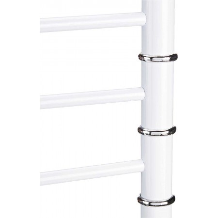 Portasciugamani Salvaspazio con 3 Bracci da Bagno per Salviette Bianco
