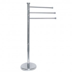 Piantana Portasciugamani con 3 Bracci Salvaspazio 23X88 cm da Bagno