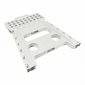 Sgabello Bianco Pieghevole Salvaspazio per la Casa Alto 32 cm in Plastica 2