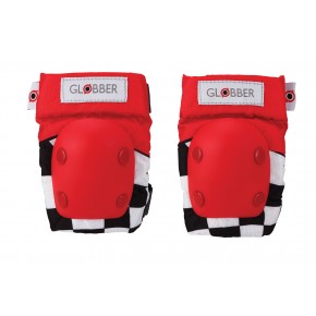 Set Protezioni per Bimbo Rosso Ginocchiere e Gomitiere per Bici e Pattini