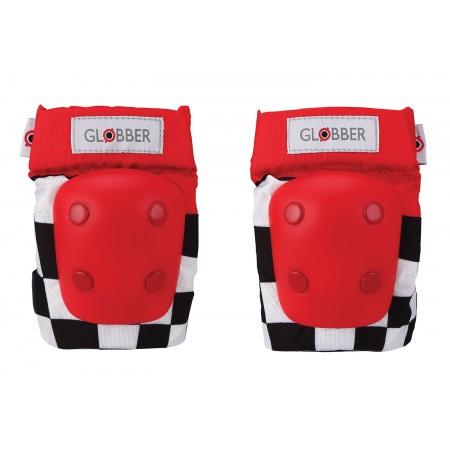 Set Protezioni per Bimbo Rosso Ginocchiere e Gomitiere per Bici e Pattini