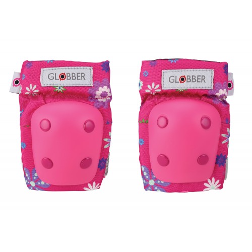 Set Protezioni Rosa per Bimbo Ginocchiere Gomitiere per Bicicletta XXS