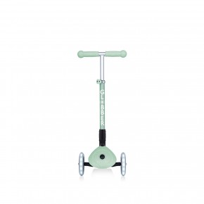 Monopattino con Luci a 3 Ruote Verde per Bimbo con Manubrio Regolabile 2