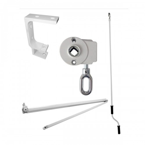 Tenda da Sole a Bracci Retrattili 250x200 Grigio Parasole con Rullo