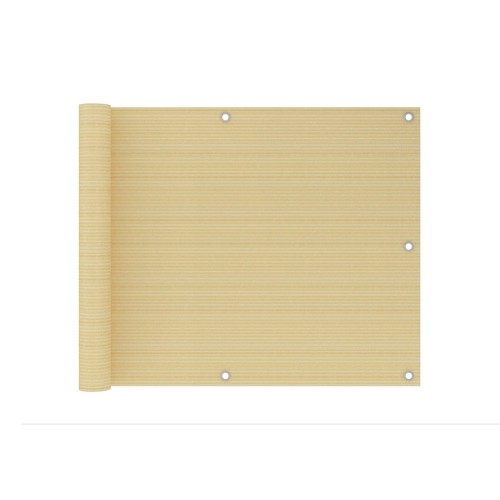 Telo Frangivista Beige per Balcone Resistente e Anti Strappo da Terrazzo