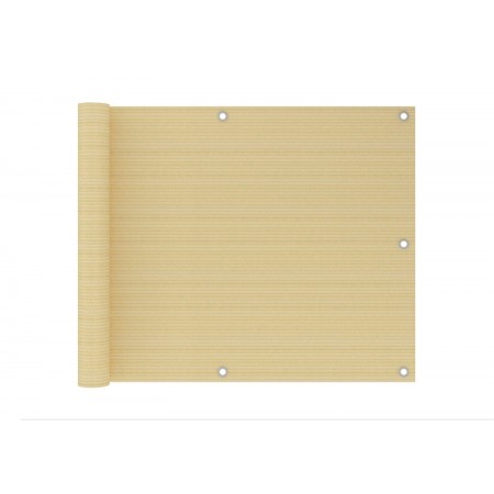 Telo Frangivista Beige per Balcone Resistente e Anti Strappo da Terrazzo