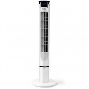 Ventilatore 45 W con 3 Velocità Oscillante da Pavimento a Torretta