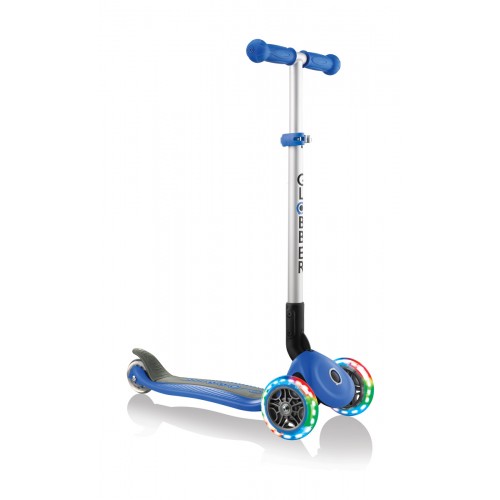 Monopattino con Luci per Bambino Blu max 50 kg Scooter Pieghevole