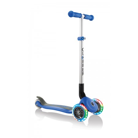 Monopattino con Luci per Bambino Blu max 50 kg Scooter Pieghevole