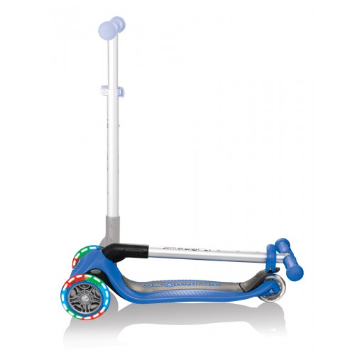 Monopattino con Luci per Bambino Blu max 50 kg Scooter Pieghevole