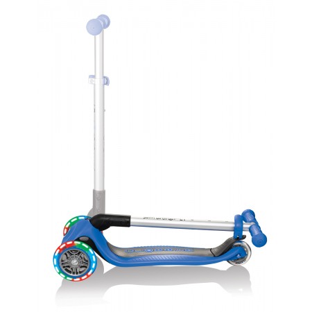 Monopattino con Luci per Bambino Blu max 50 kg Scooter Pieghevole