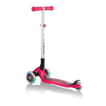 Monopattino Rosso con Luci Scooter Pieghevole per Bambino max 50 kg