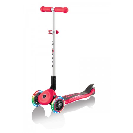Monopattino Rosso con Luci Scooter Pieghevole per Bambino max 50 kg