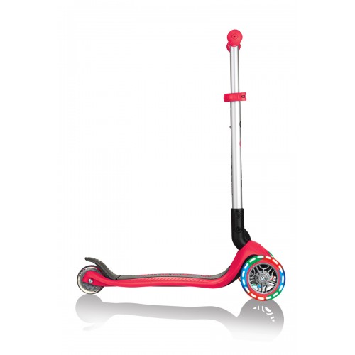 Monopattino Rosso con Luci Scooter Pieghevole per Bambino max 50 kg