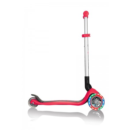 Monopattino Rosso con Luci Scooter Pieghevole per Bambino max 50 kg