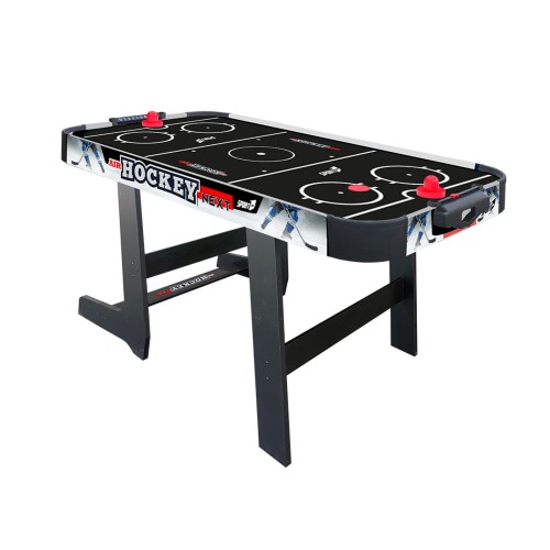 Tavolo Air Hockey Pieghevole Gioco per Bambini con Ventola Aria 2 Dischi