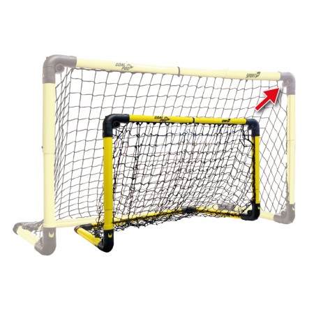 Porta Calcio Estendibile Pieghevole 90x60x42 Rete con Pompa e Palla