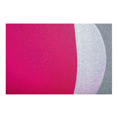 Sedia Rosa con Ruote Colorata Poltrona Cameretta Regolabile e Girevole