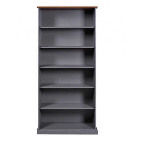 Libreria Mobile con 5 Ripiani in Legno Moderna Alta 190 per Studio