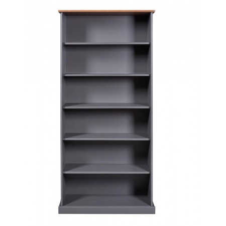 Libreria Mobile con 5 Ripiani in Legno Moderna Alta 190 per Studio