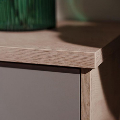 Madia a 3 Ante e Scaffali 210 cm Credenza Porta Tv Mobile da Salotto