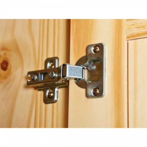Armadio 2 Ante in Legno Massello Mobile Guardaroba per Camera da Letto