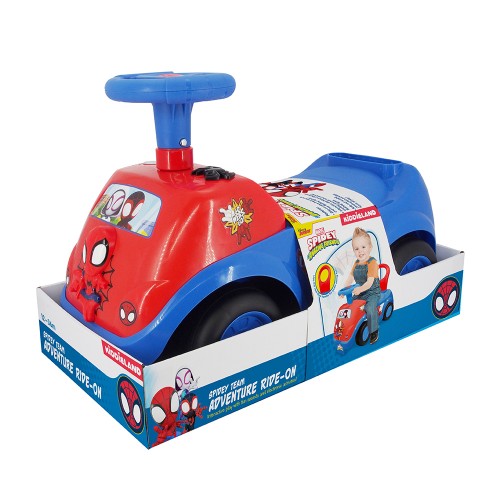 Macchina Cavalcabile per Bambini Auto Spiderman a Spinta Primi Passi