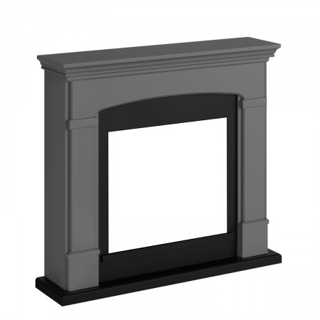 Cornice per Camino Elettrico Tagu Helmi Grigio in Legno MDF Caminetto