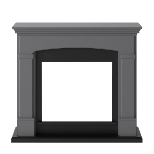 Cornice per Camino Elettrico Tagu Helmi Grigio in Legno MDF Caminetto