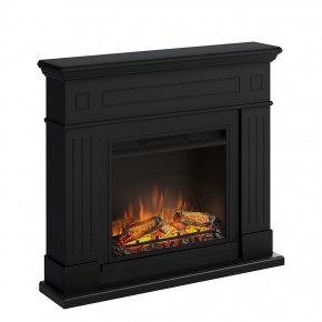 Camino Elettrico con Cornice in Legno Nero Tagu Larsen 1500w e Telecomando 2