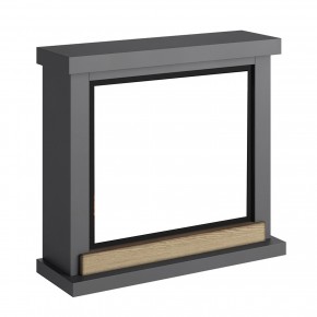 Cornice per Caminetto Elettrico Tagu Hagen Camino in Legno MDF Grigio 2