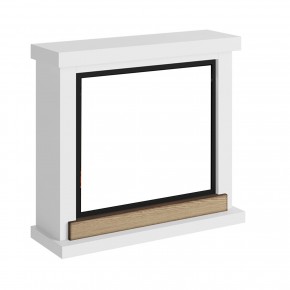 Cornice per Caminetto Elettrico Bianco Tagu Hagen Camino in Legno MDF 2
