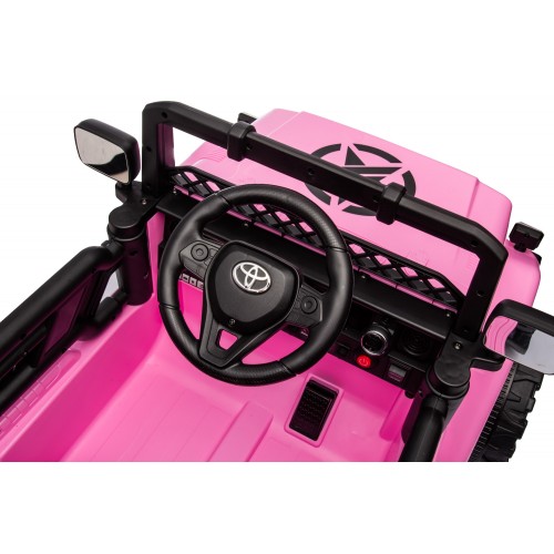 Auto Elettrica per Bambini Toyota Cruiser Fuoristrada Macchina Rosa